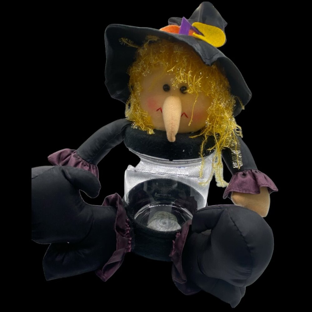 Witch Way to the Candy?” & Count Snackula” Dracula Halloween Candy Jars - Picture 5 of 6
